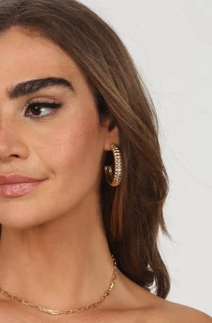 accessory Chunky Hoop Earrings Veronica M $18