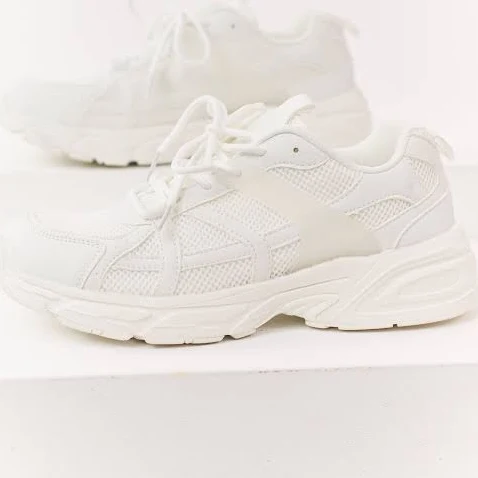 shoes Chunky Mesh Lug Sole Sneakers Lime Lush $22.95