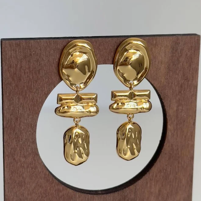 accessory Chunky Retro Dangle Earrings Etsy - Seller $26.17