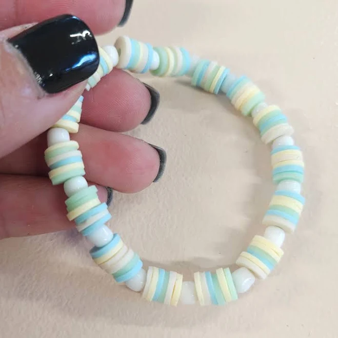 accessory Clay Bead Mix Bracelets The Steady Hand $3