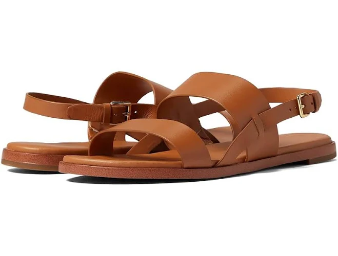 shoes Cole Haan Women's Flynn Leather Flat Sandals Zappos.com $81
