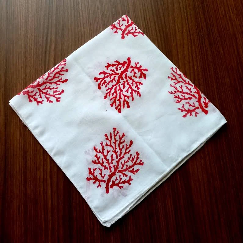 accessory Cotton Coral Bandana Etsy - Seller $13.99
