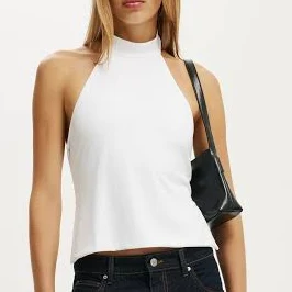top Cotton On Women's Hold Me Halter Twist Back Cotton On $29.99