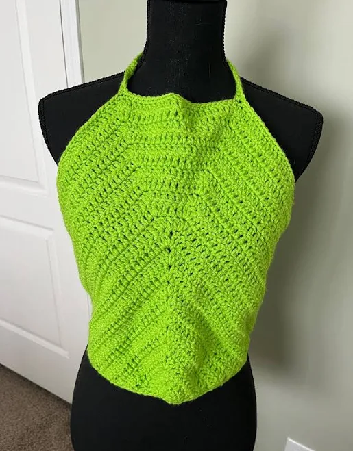 top Crochet Halter Top Etsy - UnsaltedCrochet $10