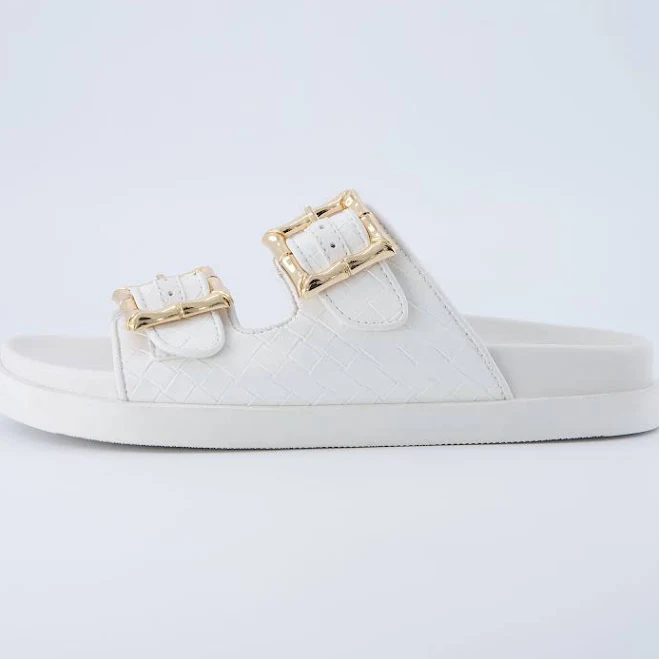 shoes Cushionaire Women's Loft Quilted Slide Sandal Cushionaire $49.99