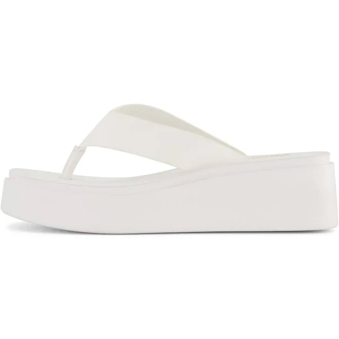 shoes Cushionaire Women's Pippin Chunky Platform Flip Flops Stylish Wedge Thong Sandals for with Cushioned Footbed and Durable Flatform Sole Cushionaire $39.99