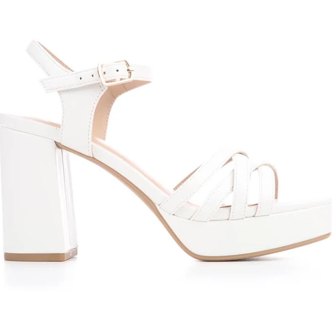 shoes Delicious Women's Loona-S PU Leather Dress Sandals Shoe Carnival $34.98