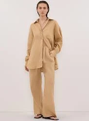 outerwear Dissh Lune Oversized Linen Shirt DISSH $57