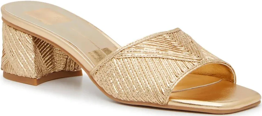 shoes Dolce Vita Women's Baeley Metallic Sandals DSW $64.98