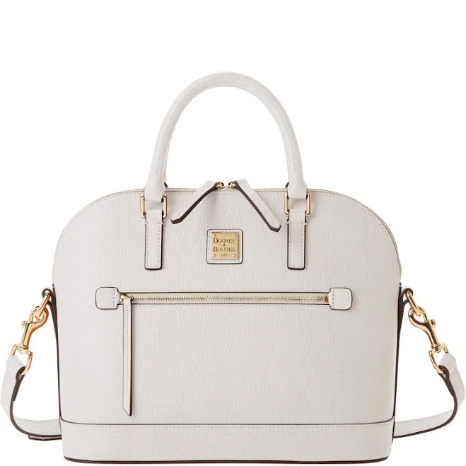 bag Dooney & Bourke Women's Saffiano Domed Zip Satchel ILoveDooney $185