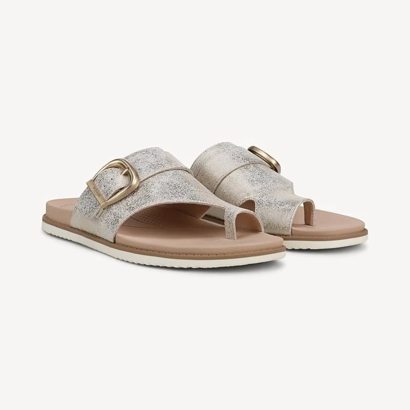 shoes Dr. Scholl's Women's So Clever Faux Leather Slide Sandals Dr. Scholl’s Shoes $44.99