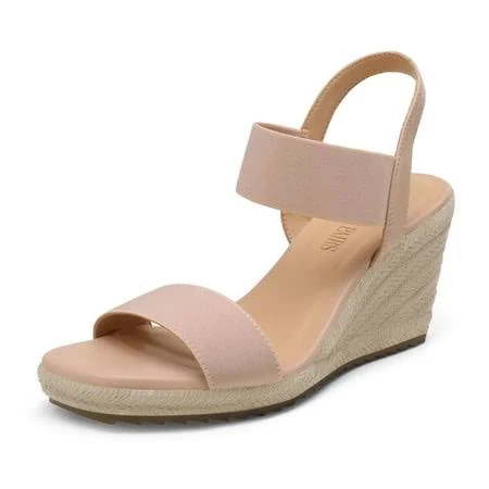 shoes Dream Pairs Open Toe Espadrille Platform Sandals Walmart - TopShoes $43.99