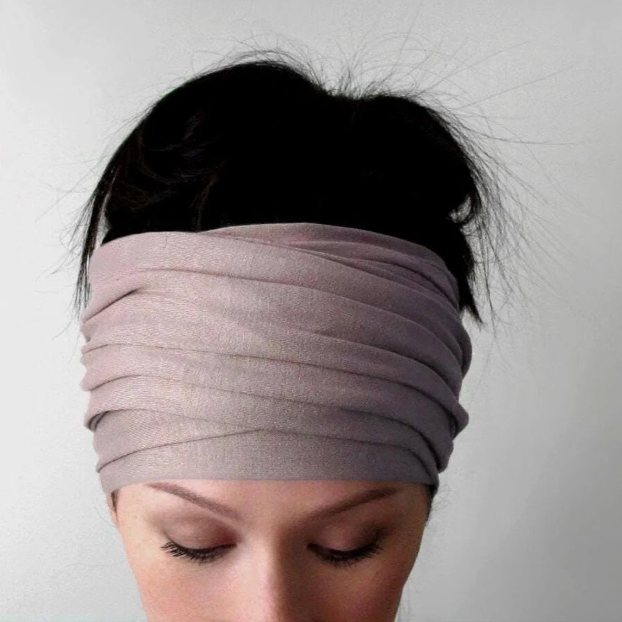 accessory Ecoshag Extra Wide Stretchy Jersey Headwrap Etsy - EcoShag $12.6
