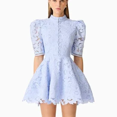 dress Elliatt Lacy Puff Sleeve Mini Dress HimandHerBoutique $310
