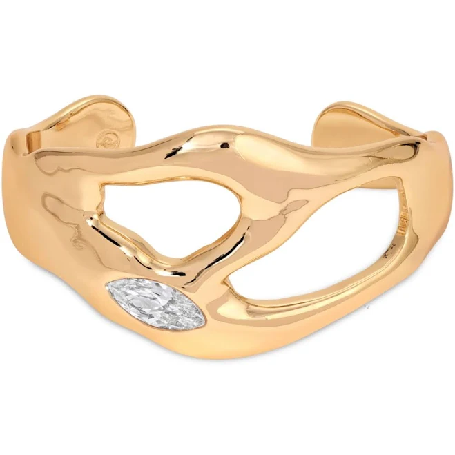 accessory Ettika 18k Gold Plated Statement Luxe Cuff Bracelet Macy's $115