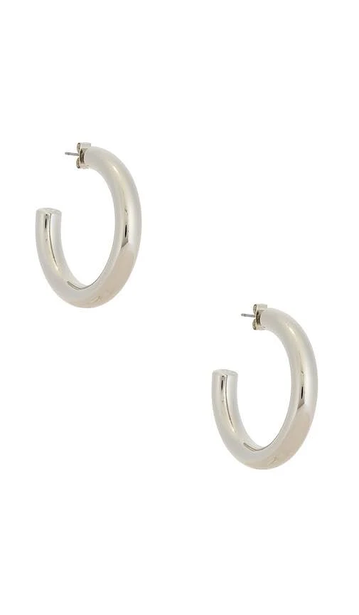 accessory Ettika Thick Classic Hoop Earrings REVOLVE $35