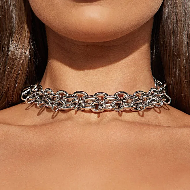 accessory Fashion Nova Gargantilla Chains For Me Choker Necklace Fashion Nova $8.99