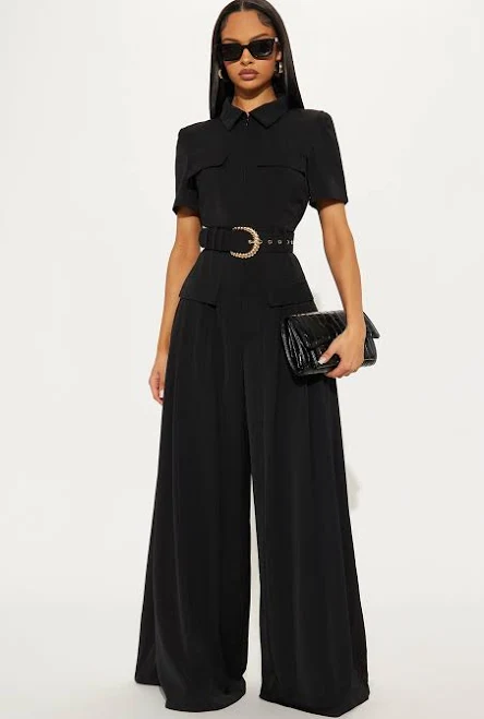 romper Fashion Nova Women's Opulent Life Crepe Jumpsuit Fashion Nova $48.99