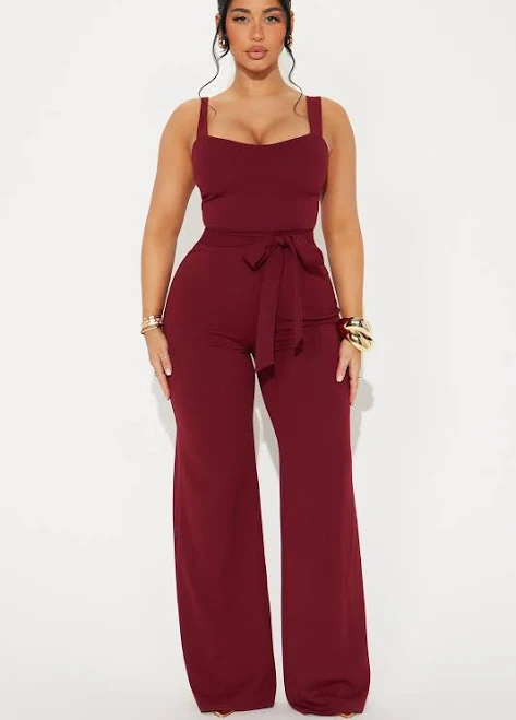 jumpsuit Fashion Nova Women's Theya Crepe Wide Leg Jumpsuit Fashion Nova $27.99