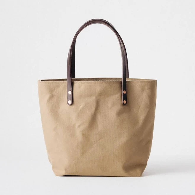 bag Field Tan Canvas Tote KMM & Co. $185