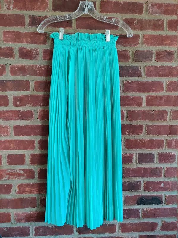 maxi skirt Fine Long Pleated Chiffon Skirt Etsy - JingCollection $16.99