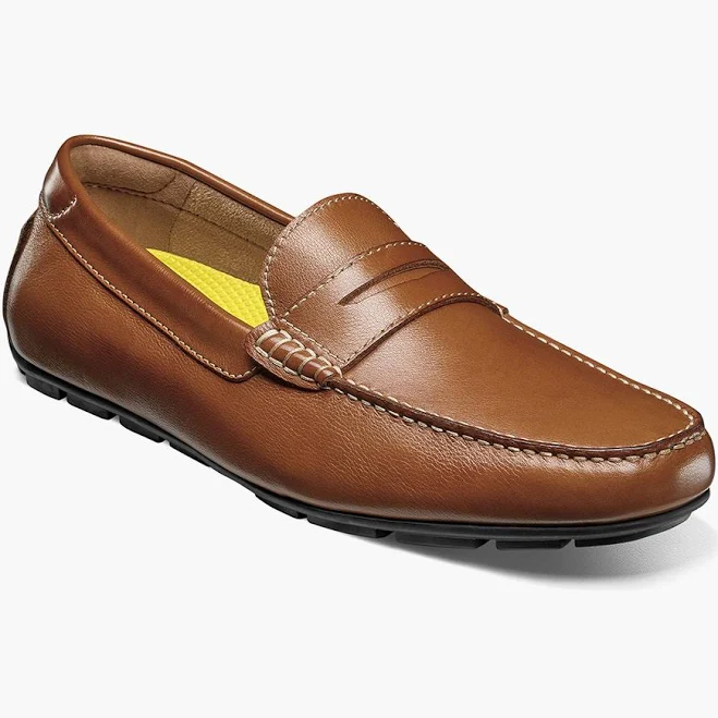 shoes Florsheim Men's Motor Smooth Moc Toe Penny Florsheim Shoes $89.95