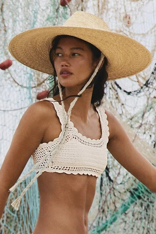 accessory Free People So Coastal Wide Brim Hat Free People $68