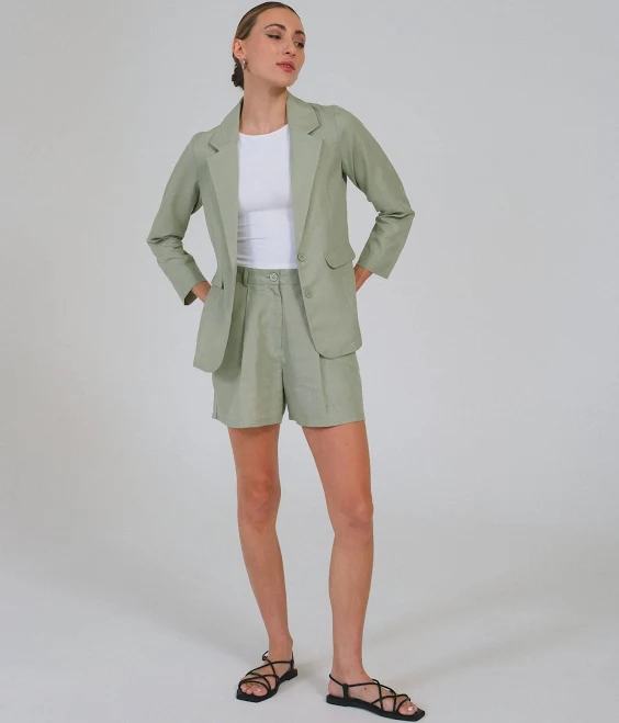 linen outfit Freyja USA European Linen Blazer & Shorts Set Freyja USA $80