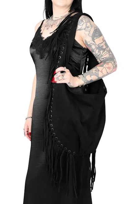 bag Fringe Shoulder Bag foxblood.com $62