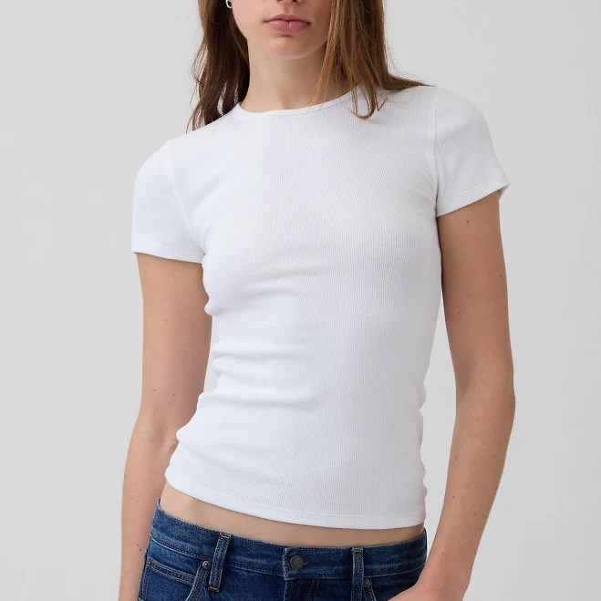 top Gap Women's Modern Rib T-Shirt Gap $23
