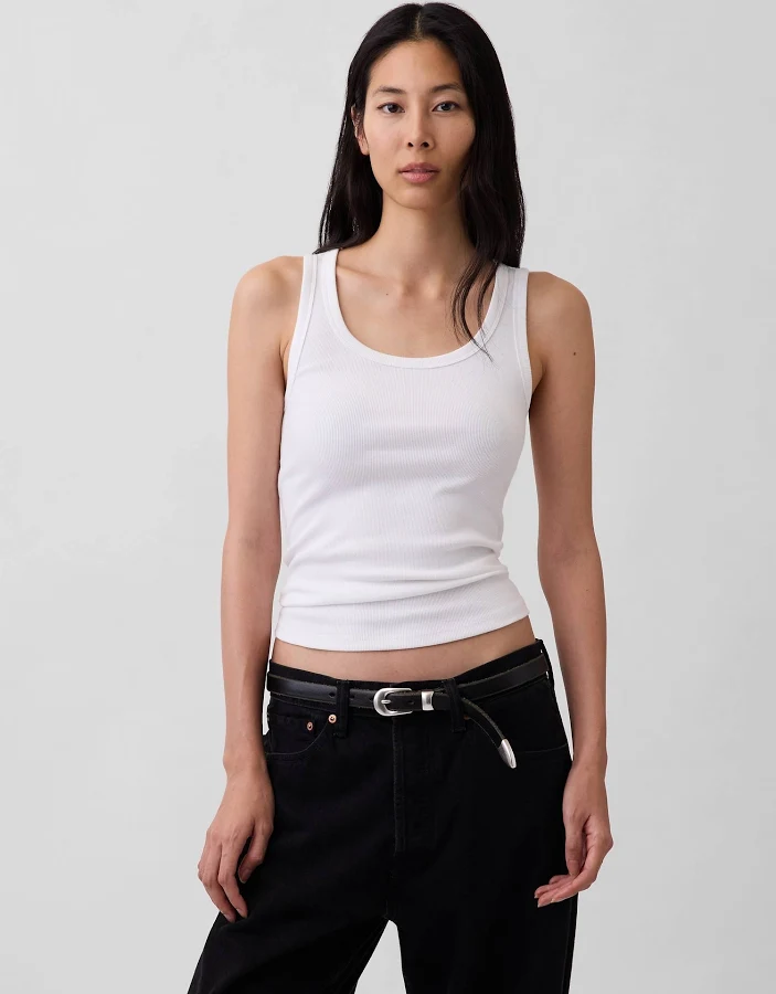 top Gap Women's Rib Scoop Tank Top Gap $19