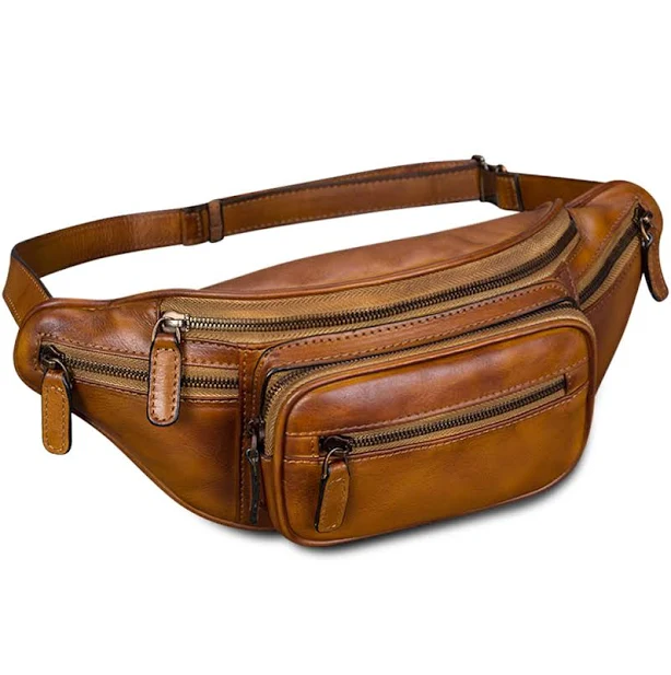 bag Genuine Leather Fanny Pack IVTG $138