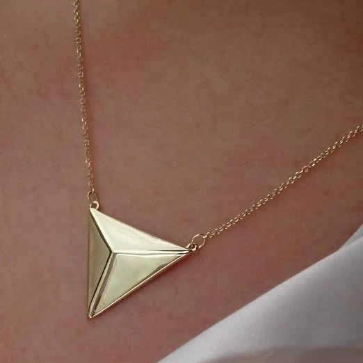 accessory Geometric Solid Gold Necklace Etsy - koalejewels $387.36