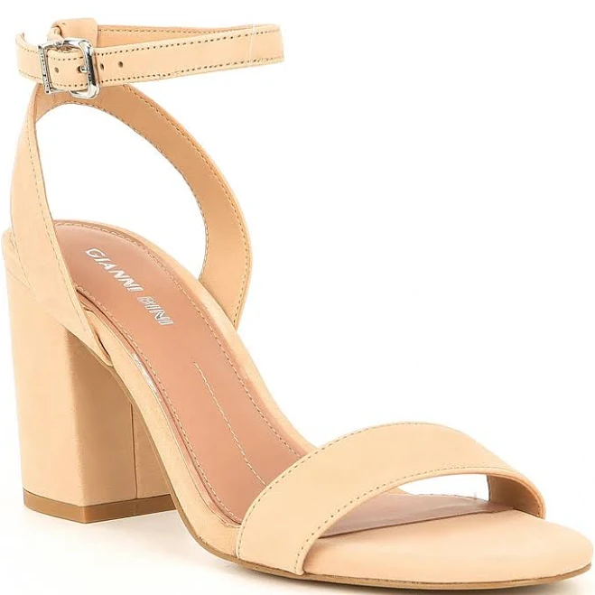 shoes Gianni Bini Arleena Suede Block Heel Sandals Dillard's $79.99