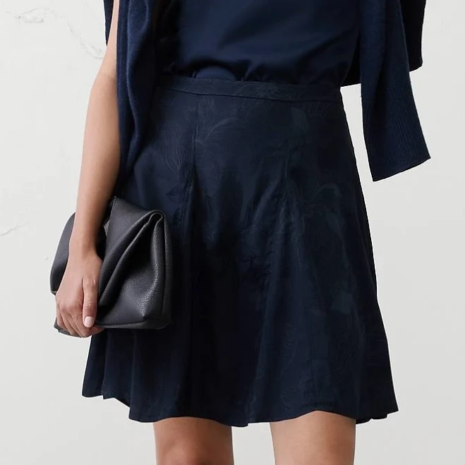 skirt Godet Mini Skirt Banana Republic Factory $40