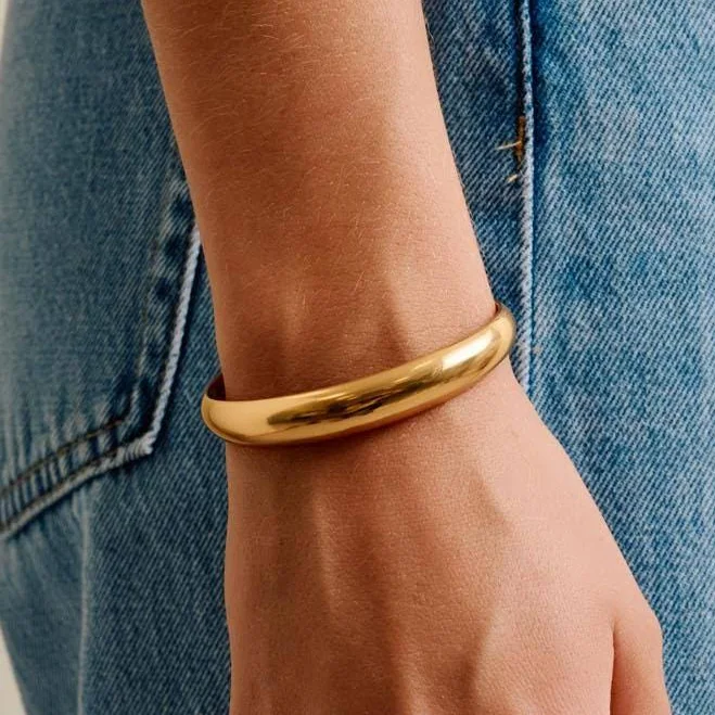 accessory Gold Bold Cuff Bracelet Etsy - Asterodea $52.36