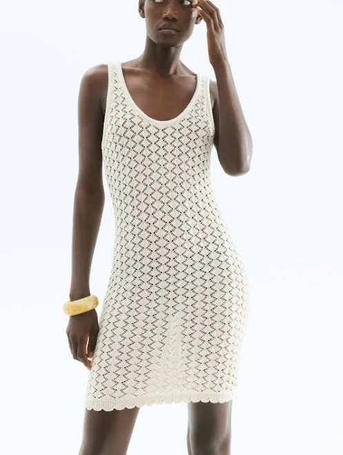 dress H&M Ladies Crochet-Look Dress H&M $27.99
