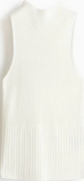 top H&M Ladies Rib-Knit Turtleneck Top H&M $14.99