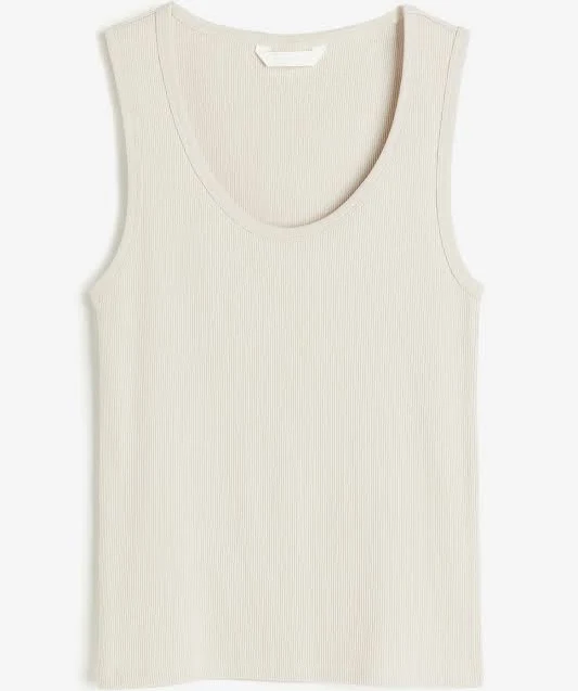 top H&M Ladies Ribbed Tank Top H&M $12.99