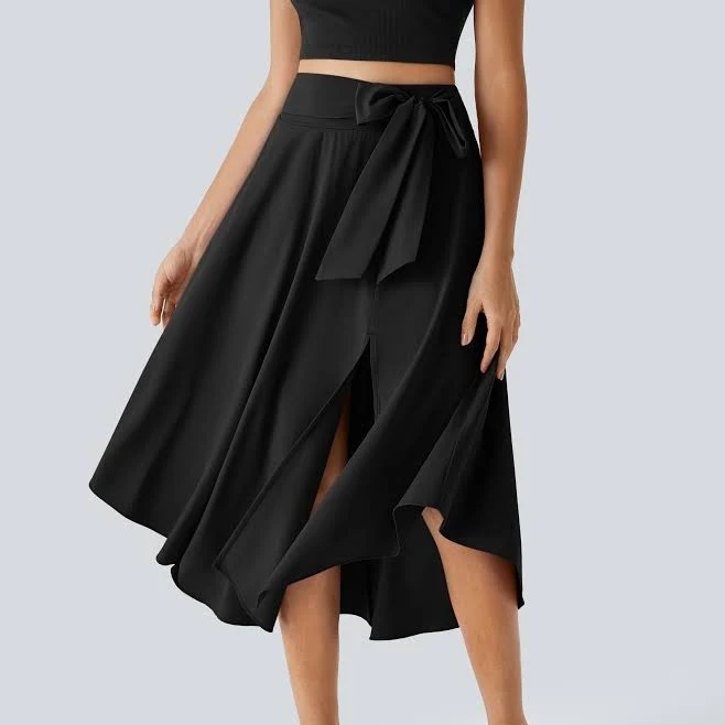 skirt halara Breezeful High-Waisted Casual Midi Skirt Flowy halara $44.95