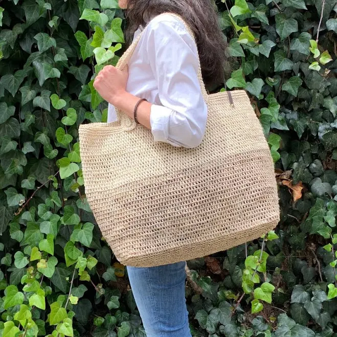 bag Handwoven Sisal Sustainable Fiber Tote Bag Etsy - Seller $56.19