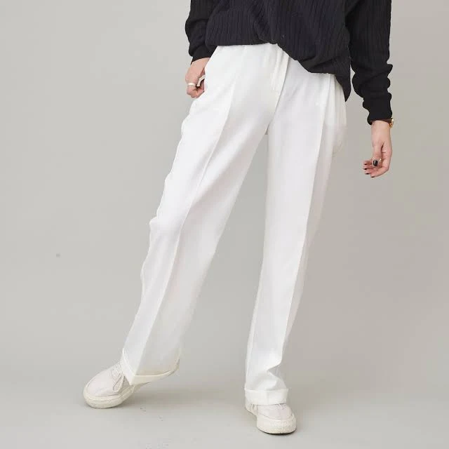 pants High-Waist Tailored Wool Trousers Etsy - FineThee $311.41