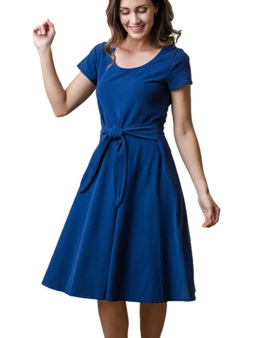 sundress Hope & Henry Women's Organic Tie-Waist Knit Dress Nordstrom $42.95