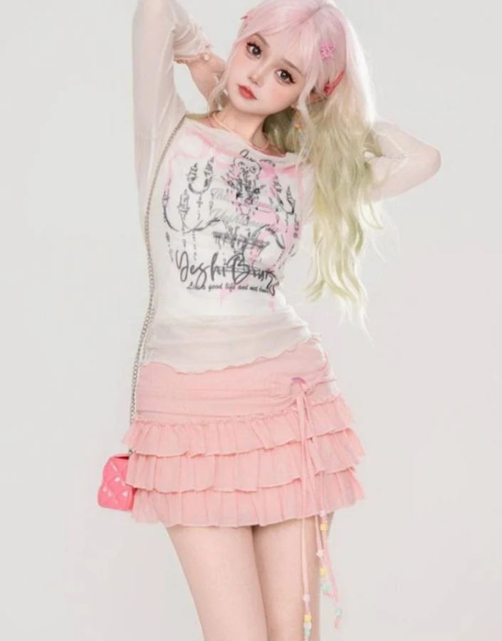 skirt Hot Girl Pleated Midi Skirt Juwas $40.05