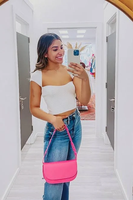 bag Inez Recycled Vegan Leather Shoulder Bag Shoppe Twelve $98