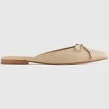 shoes Italian Leather Pointed Mule Quince $59.9