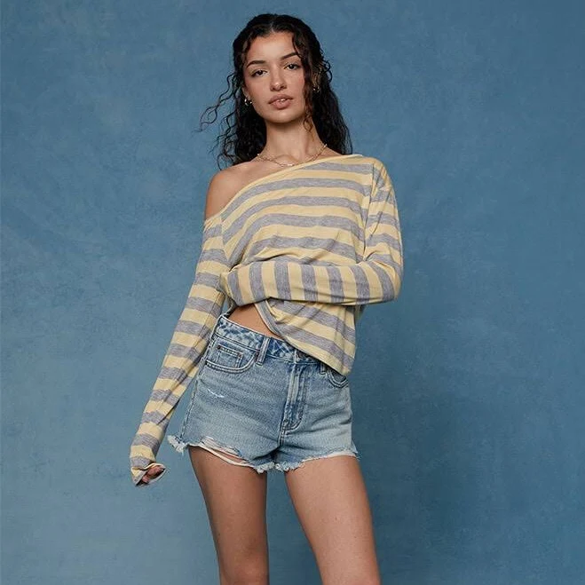 bottom Ivy High Waisted Frayed Jean Shorts PacSun $32.97