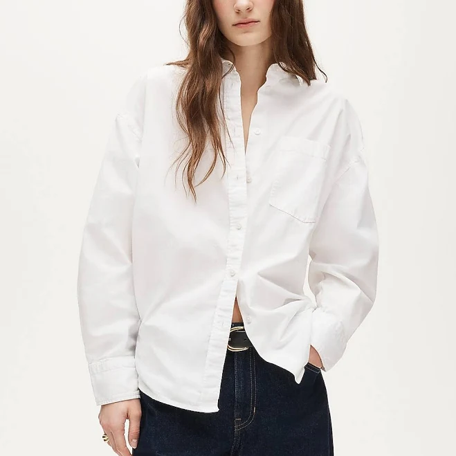 top J.Crew Women's Étienne Oversized Oxford Shirt J.Crew $89.5