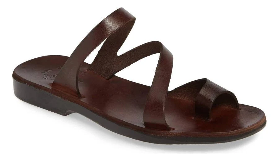 shoes Jerusalem Sandals Women's Noah Leather Slide On Sandals Jerusalem Sandals $77.95