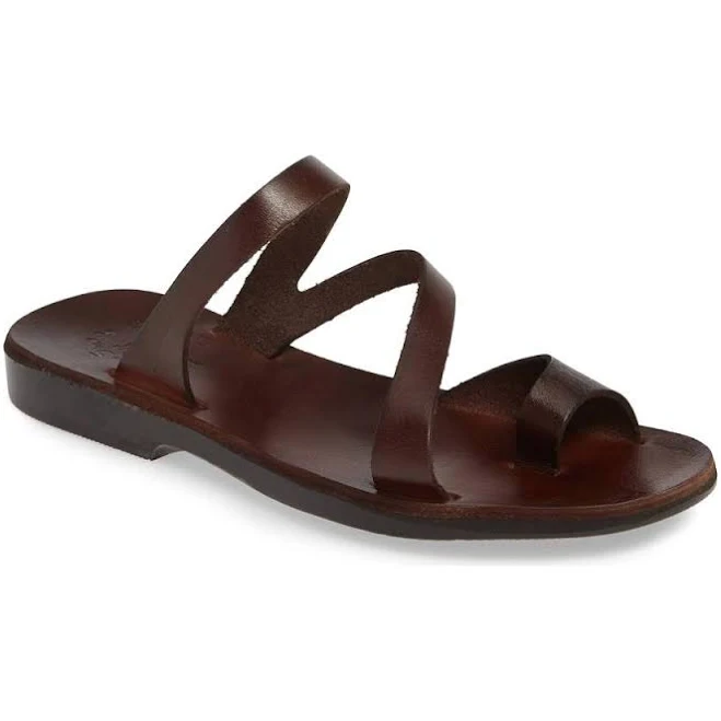 shoes Jerusalem Sandals Women's Noah Leather Slide On Sandals Jerusalem Sandals $77.95